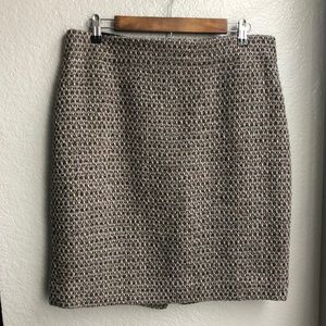J. Crew Factory Timber Tweed Pencil Skirt Size 14